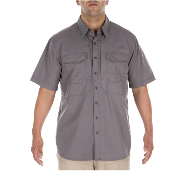 5.11 Tactical Other - 5.11 Tactical Gray Casual Button Down Shirt